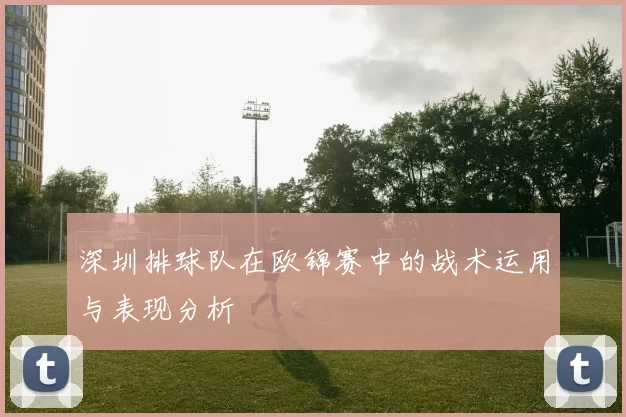 深圳排球队在欧锦赛中的战术运用与表现分析